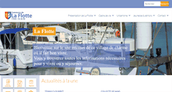 Desktop Screenshot of laflotte.fr