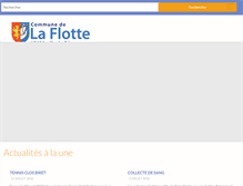 Tablet Screenshot of laflotte.fr